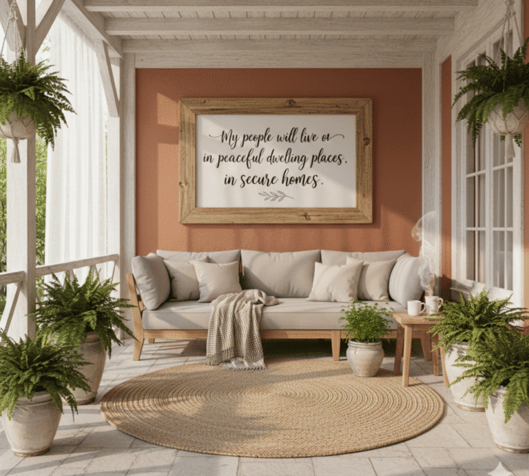 Scriptures & Quotes for Christian Home Decor Wallpaper: Balcony Image